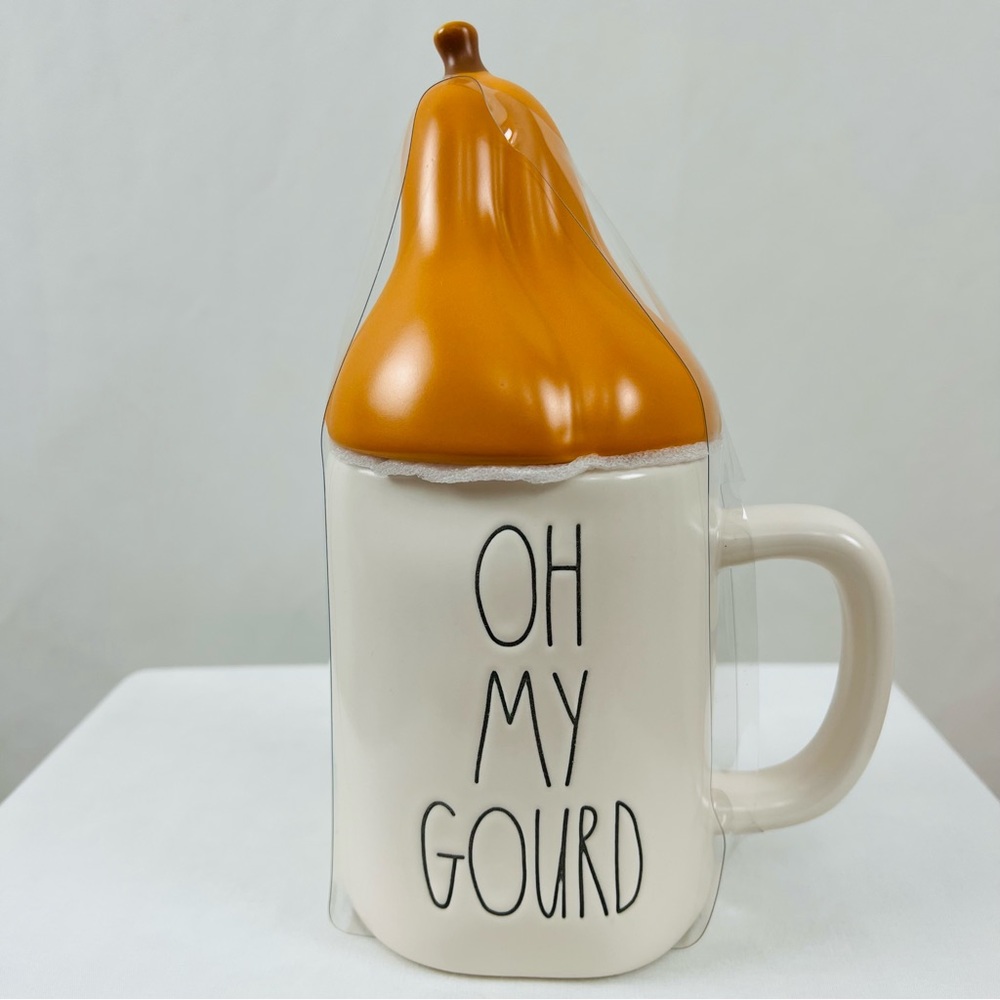 Rae Dunn “OH MY GOURD” Coffee/Tiers Tray Fall Mug